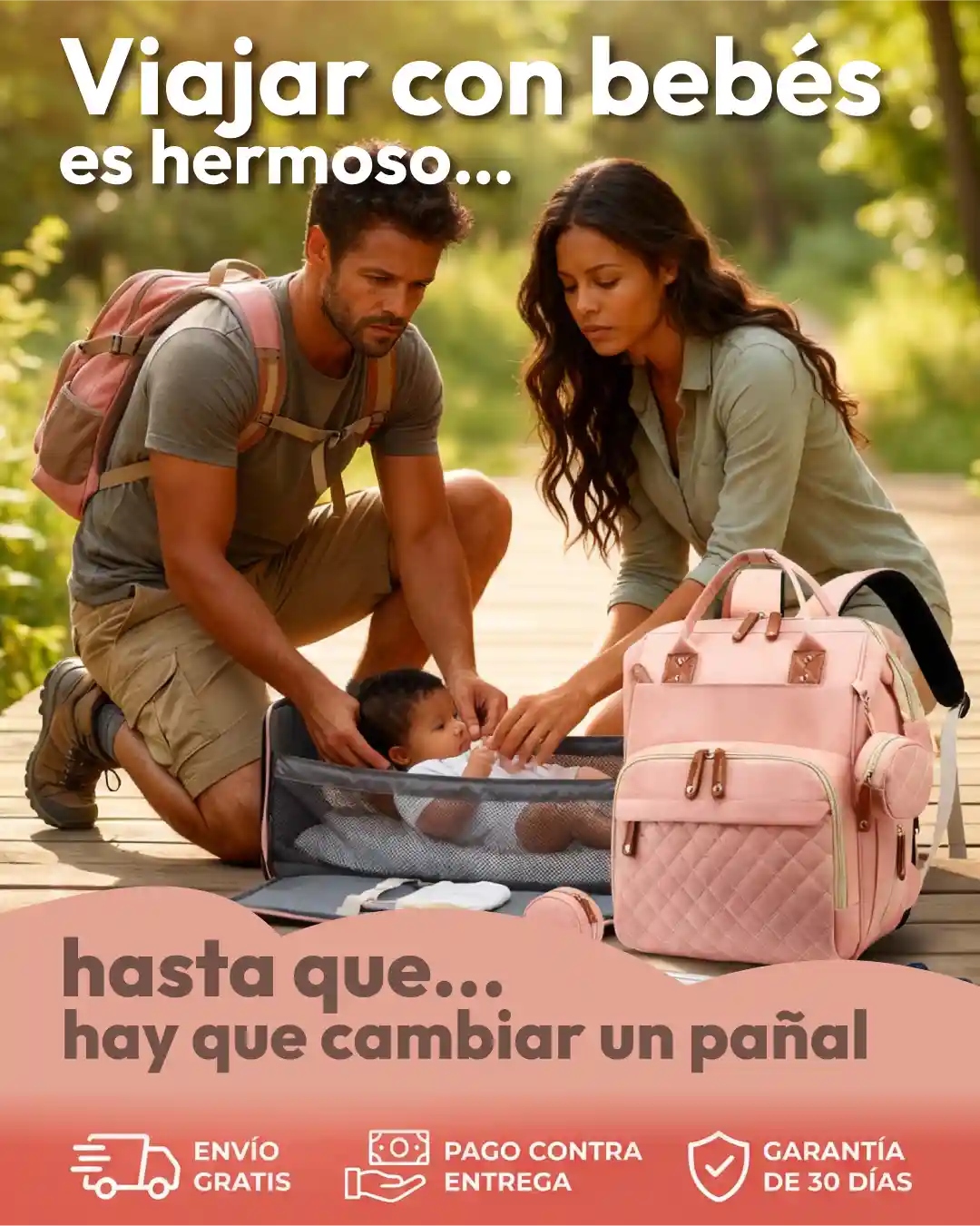 Pañalera Premium Multifuncional