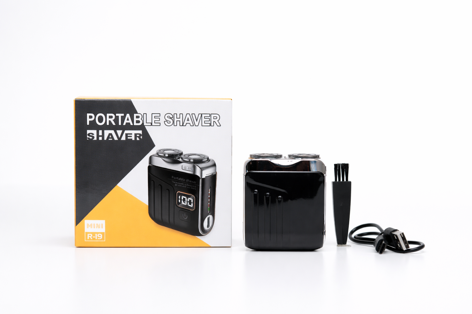 Mini Shaver Eléctrica Portátil Digital
