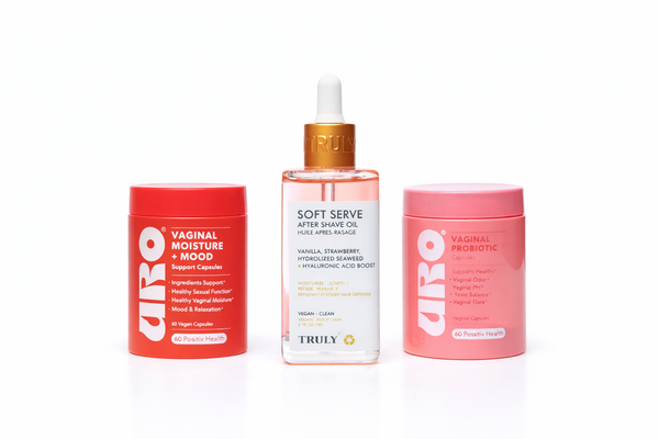 URO Vaginal Moisture + Uro Probióticos Vaginales + Truly Soft Serve